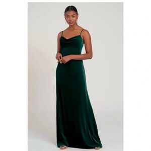 Jenny yoo emerald green Sammi dress